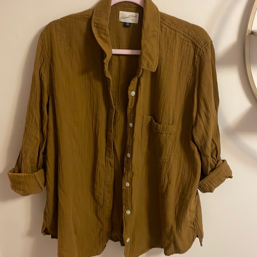 Dark olive green Shacket